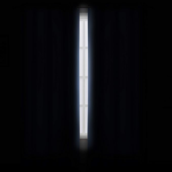 Sky Blue Blackout Curtains/38 x 54 Inch/Set of 2 Panels Thermal Insulated Room - Image 3