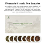 iTeaworld Loose Leaf Tea Sampler Chinese Tea Samplers, 8 Flavors Oolong Tea and Black Tea With Mediumly Caffeinated, High Mountain Tea, Sugar Free for Health Come with 20 Tea Bags, 2.1oz
