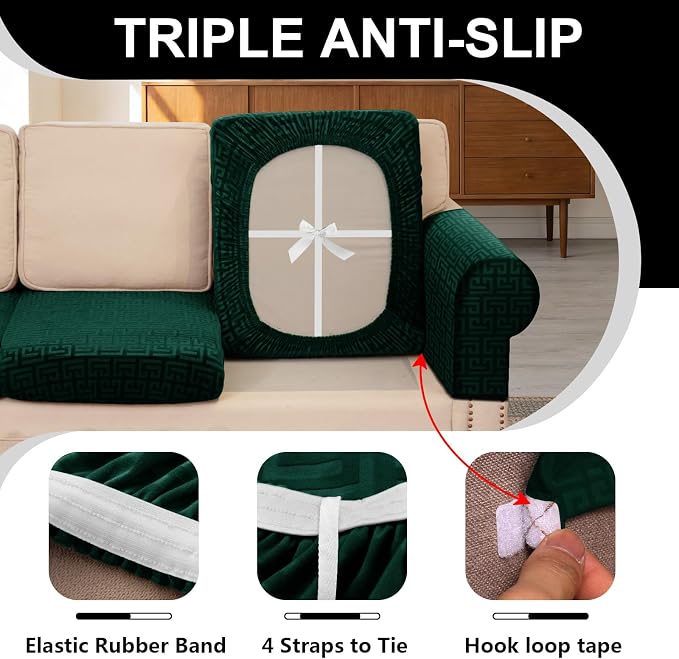 UNBBRRL Stretch Couch Armrest Covers - Image 3