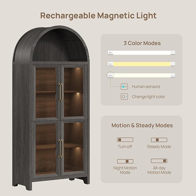 SICOTAS 74" Display Cabinet - Image 7