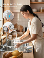 Coffee Bean Container Airtight Coffee Storage Containers Pop Up Coffee Canister High Borosilicate Glass Coffee Jar Air Tight Containers for Coffee 300g 900ml*2 Gray