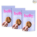 Belly Chocolate Chip Cookie Mix with Collagen Protein | High-Protein | Soft & Chewy Cookies | Grain-Free Dairy-Free Nut-Free | Healthy Snacks For Adults & Kids | Women-Owned Business | 10.5 oz | 3 Pack
