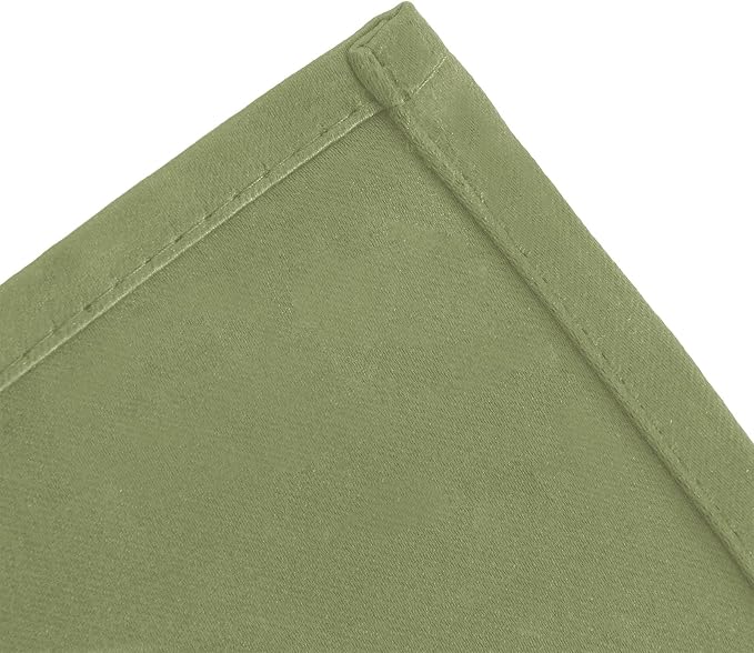 Blackout Curtains 66 x 84 inch/Sage Green Curtains Set of 2 Panels/Thermal - Image 7