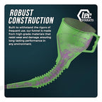 FlexAll Long Flexible Funnel for Automotive Use - Durable Nitrile Rubber - Ideal for Car Oil Change, Transmission Funnel Fluid, Diesel, Fuel, Gas - Made in USA - Green (16 x 5 Inches)