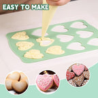 QELEG 4Pcs Cookie Molds Chocolate Chablon Cookies Stencil Mold Set for Cake Decoration QLG116/120HBGJ2393/2396