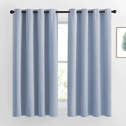 NICETOWN Blackout Curtains for Bedroom 63 inch Length 2 Panels by NICETOWN