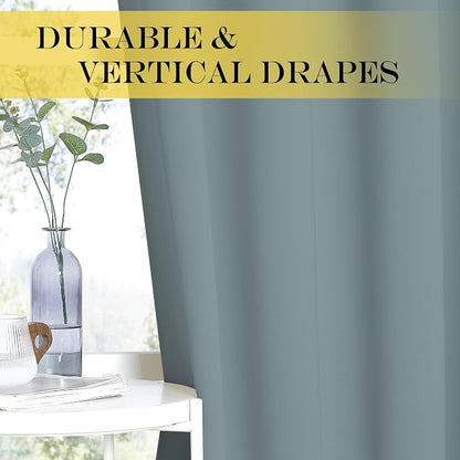NICETOWN Extra Wide Patio Door Curtain 84 inch Long - Image 6