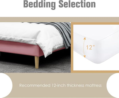 AGARTT Upholstered Platform Bed Frame Full Size - Image 6
