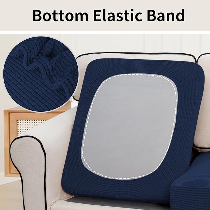 Easy-Going Stretch Individual Couch Cushion Cover Sofa Seat Furniture Protector - Image 4
