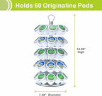 K cup Holder Storage Coffee Capsules Pod Holder Carousel 5 Tier Compatible with 45 K-Cup Pods