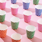1000 Pack 5oz Paper Cups, Multicolor Paper Disposable Cups, Small Mouthwash Cups, Cold Beverage Drinking Cup for Party, Travel and Event (Strip)