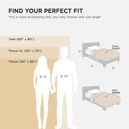 Bedsure GentleSoft Fleece Blanket Twin Size Brown - Image 8