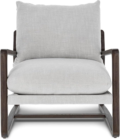 VALENCIA THEATER SEATING Lagon Wood Accent Chair, Mid-Century Modern Armchair - Image 9