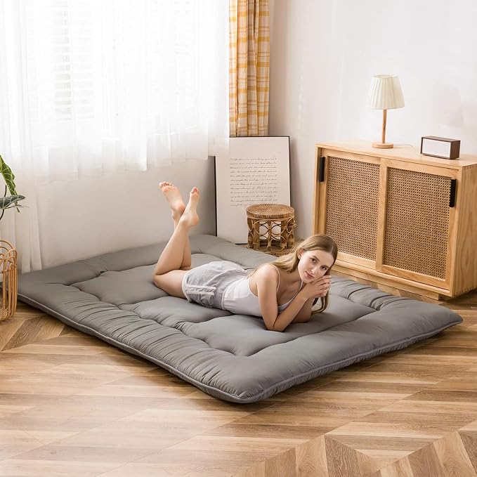 MAXYOYO Japanese Shiki Futon Mattress Floor Mattress Thicken Tatami Mat by MAXYOYO
