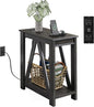 WLIVE Narrow Black End Table by WLIVE