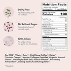 Pop & Bottle, Vanilla and Matcha Oat Milk Lattes - Reishi and Maitake Mushrooms, Green Tea, Cold Brew, Marine Collagen, MCT Oil, Organic, Dairy & Gluten Free, Vegan - 8 Fl Oz, (Pack of 12), 6 Each