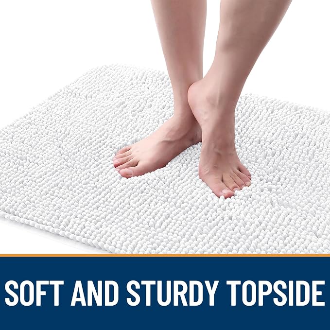 OLANLY Dog Door Mat for Muddy Paws 70x24, Super Absorbent Chenille Mud Mat | - Image 4
