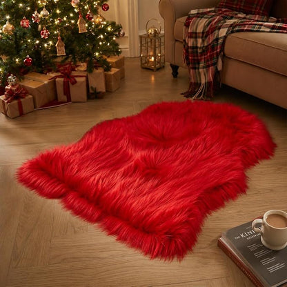 EasyJoy Ultra Soft Faux Fur Rug Fluffy Sheepskin Rug - Image 3