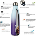 BJPKPK 25oz Insulated Stainless Steel Water Bottles,Sports Water Bottles Keep Cold for 24 Hours and Hot for 12 Hours,Ocean Dream