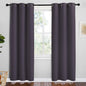 NICETOWN Greyish Purple Blackout Curtains 72 inches Length by NICETOWN