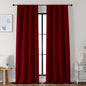 Simplebrand Ava Red Blackout Curtains by Simplebrand