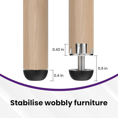 M8 Adjustable Furniture Leg, 304 Stainless Steel Furniture Feet, 8mm x 1.25 - Image 5