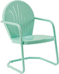 Crosley Furniture Griffith Outdoor Chair, Retro Metal Patio Chairs by CrosleyFurniture