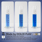 Dolce Flav Natural Blue Food Coloring – 2 oz Vibrant Plant-Based Color from Spirulina | Water-Soluble Liquid Dye for Baking, Drinks & Frostings | Graduated Dropper Included | No Artificial Dyes | Kosher | Made in USA