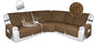 HDCAXKJ 100% Waterproof Reclining Sectional Couch Covers L Shape Recliner Sofa by HDCAXKJ