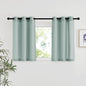 NICETOWN Sage Green Short Linen Curtains by NICETOWN