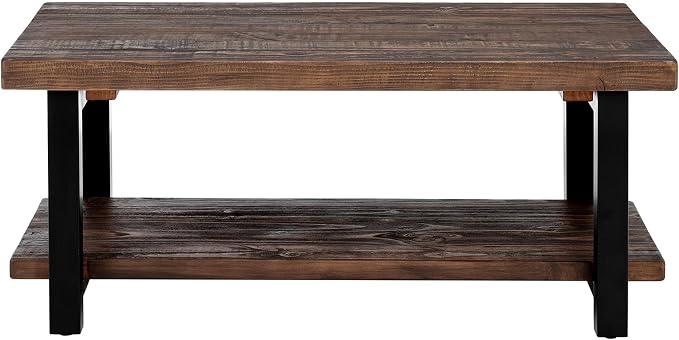 Pomona 42-Inch Rectangular Solid Wood Coffee Table - Image 8