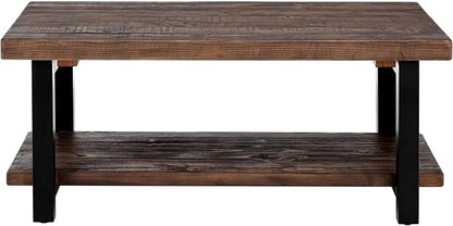 Pomona 42-Inch Rectangular Solid Wood Coffee Table - Image 8