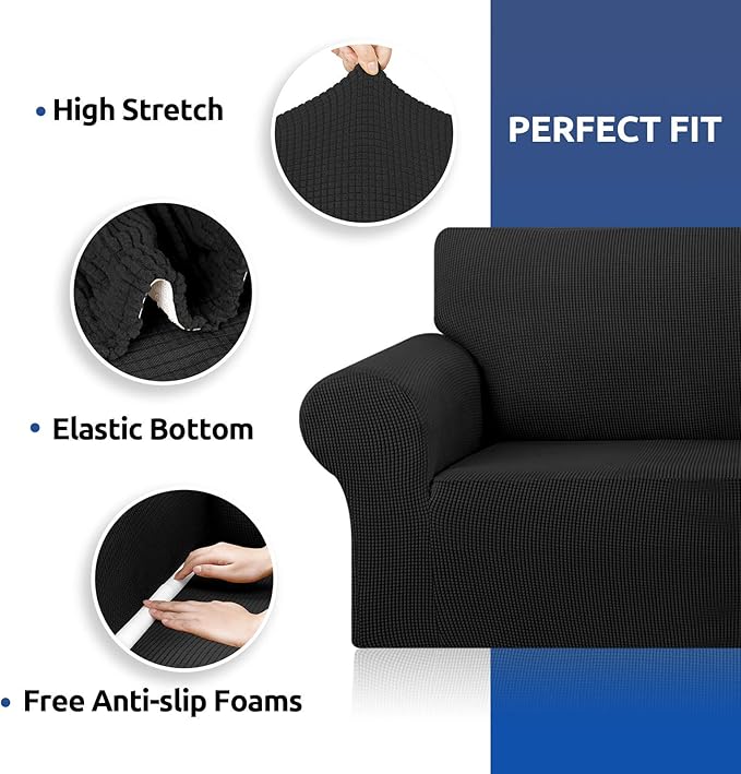 Stretch Chair Sofa Slipcover, Single Couch Cover, Pet Friendly Furniture - Image 4