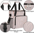 Abstract Rose Gold Marble Coffee Maker Carring Bag Travel Storage Tote Bag Compatible with Keurig K-Mini or K-Mini Plus Portable Single Serve Coffee Brewer Case with Pockets for K-cup Pods