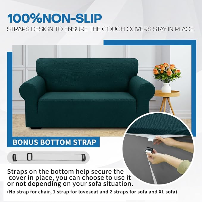 XINEAGE 2026 New Stretch Armchair Covers 1 Piece Chair Slipcovers Chair - Image 7