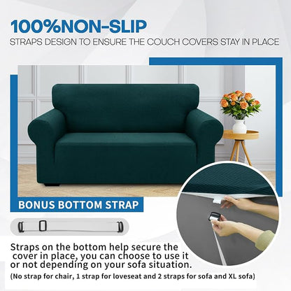 XINEAGE 2026 New Stretch Armchair Covers 1 Piece Chair Slipcovers Chair - Image 7