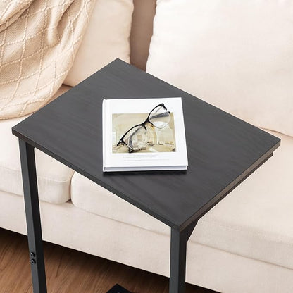 AMHANCIBLE C Shaped End Tables Set of 2, Couch Side Tables that Slide Under Sofa - Image 7