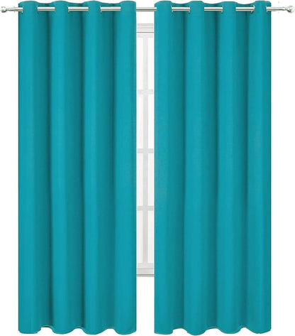 Teal/Turquoise Kids Blackout Curtains - Image 2
