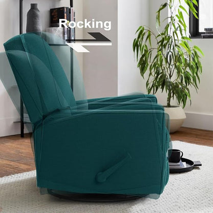 Harkawon Swivel Rocker Recliner Chair, Glider Rocker Recliner, Rocking Chair - Image 4