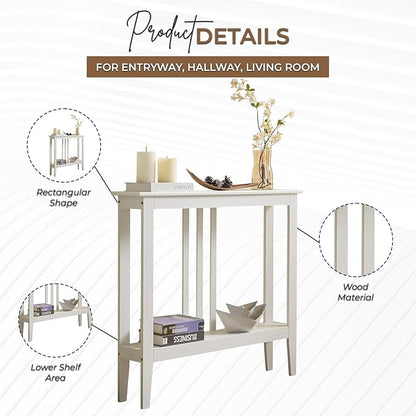 Kings Brand Furniture Narrow Console Table - Image 2