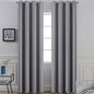 Yakamok Grey Room Darkening Curtains 52x90 inch Gray Grommet-Living Room | 2 by Yakamok
