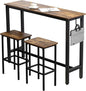 Finnhomy 52.7" Industrial Bar Table Set by Finnhomy