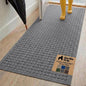 GORILLA GRIP® Ultra Absorbent Front Door Mat Outside Entrance, Traps Dirt and by Unknown