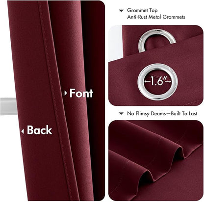 MIULEE Christmas Blackout Curtains - Image 4