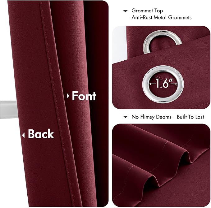 MIULEE Christmas Blackout Curtains - Image 4