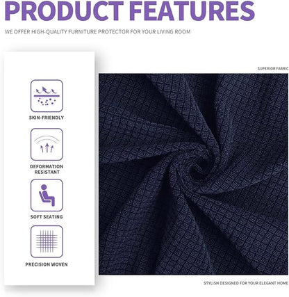 ZNSAYOTX 4 Piece Oversized Sofa Covers - Image 5