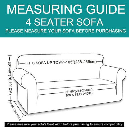 U-NICE HOME 4 Seater Stretch Couch Cover - Image 6