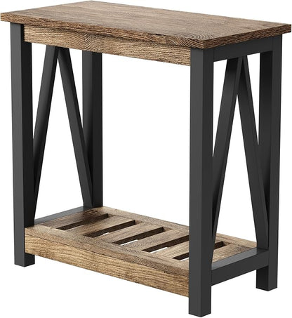 ChooChoo Farmhouse End Table, Narrow Side Table, Slim End Table - Image 7