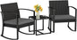 Homall Patio Furniture Set 3 Piece Resin Outdoor Bistro Set Rocking Patio Chairs by Homall