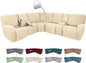 100% Waterproof Sectional Recliner Couch Covers by ROFASVCO